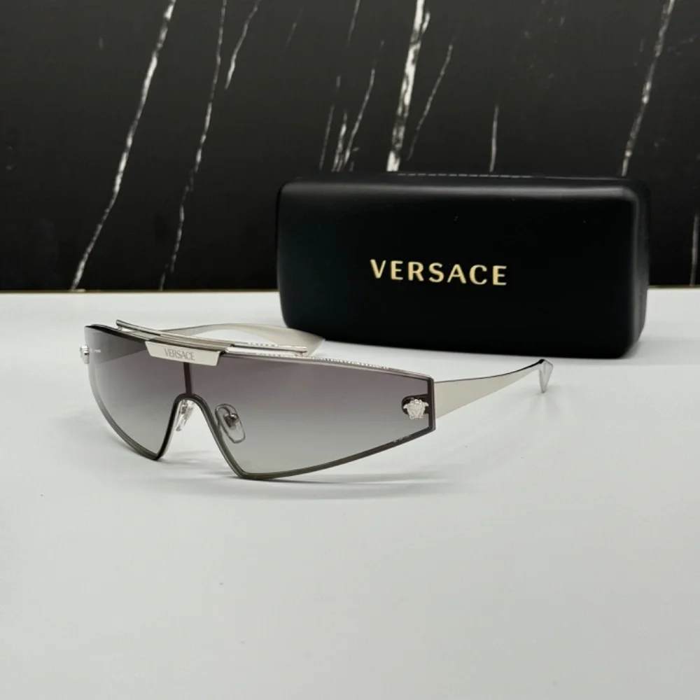 NEW VE2265 100011 VERSACE MOD 2265 1000/11 SILVER VE2265 1000/11 SUNGLASSES